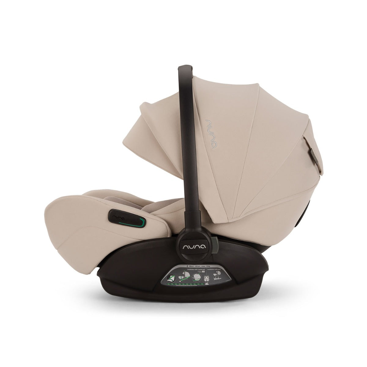 Nuna TRIV Next with ARRA Flex & Base Curv Travel System Bundle - Biscotti