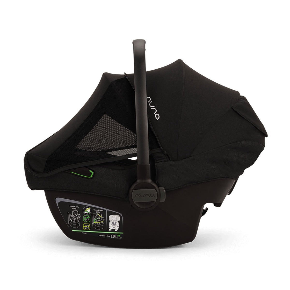 Nuna Demi Next + PIPA Next Generation Travel System Bundle - Caviar