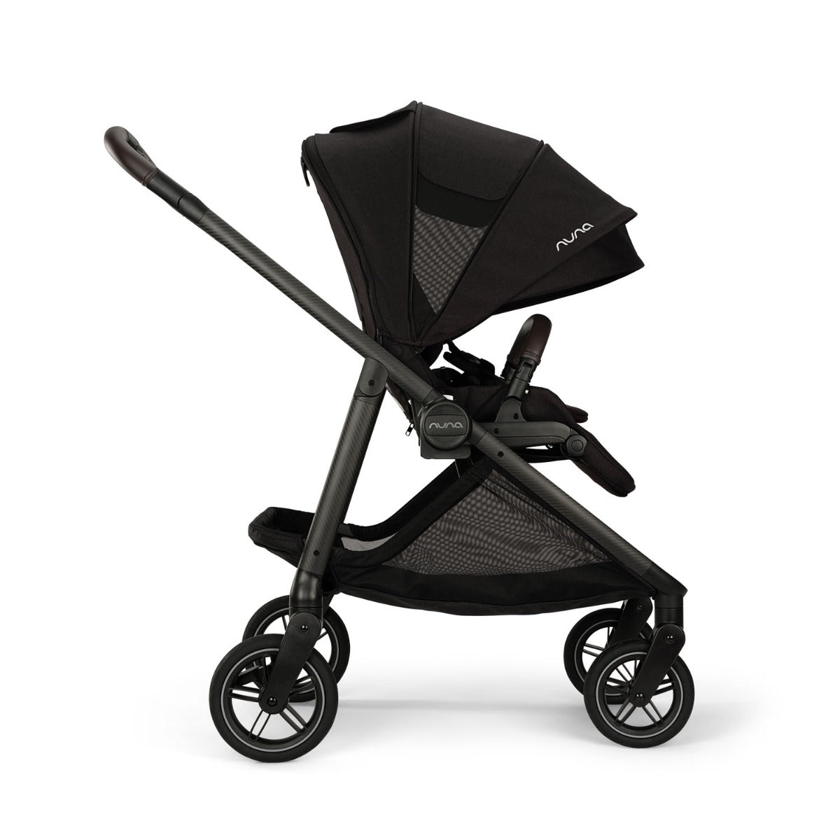 Nuna SWIV Next Stroller + LYTL Carrycot + PIPA URBN Travel System Bundle - Caviar