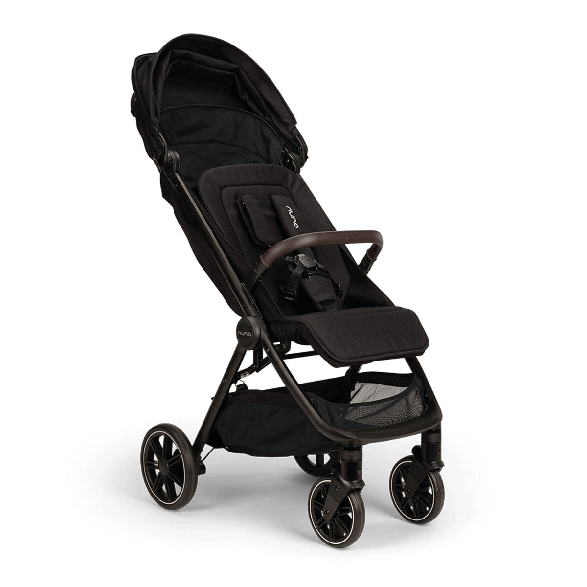 Nuna TRVL LX Compact Stroller with Raincover & Travel Bag - Caviar