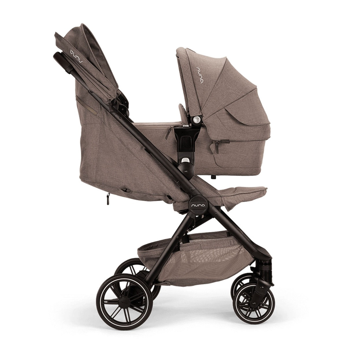 Nuna TRVL LX Compact Stroller with Raincover & Travel Bag - Cedar