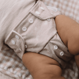 One Size All-In-One Reusable Cloth Nappy - Rainbow Oatmeal