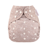 One Size Reusable Cloth Nappy Wrap - Rainbow Oatmeal