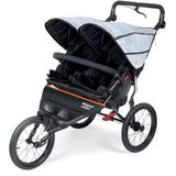 Out n About Nipper Sport V5 Double Pushchair - Rocksalt Grey