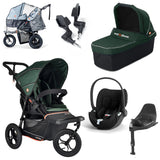Out n About Nipper V6 Single Cybex Cloud T Newborn Bundle - Sycamore Green