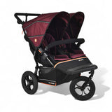 Out n About Nipper V6 Double Pushchair - Brambleberry Red