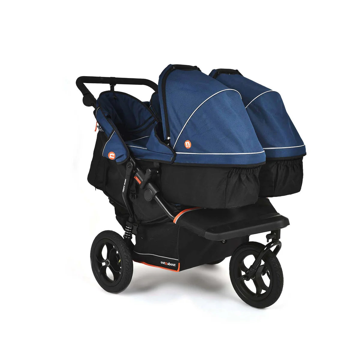 Out n About Nipper V6 Double Pushchair - Highland Blue