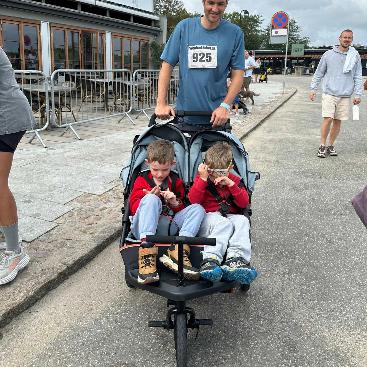 Out n About Nipper V6 Plus Double Pushchair - Highland Blue