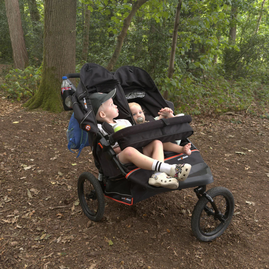 Out n About Nipper V6 Plus Double Pushchair - Highland Blue