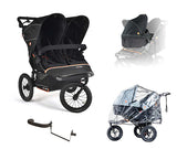 Out n About Nipper V6 Plus Double Newborn & Toddler Bundle - Summit Black