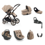 BabyStyle Oyster 4 Essential Baby & Toddler 360 Car Seat Bundle - Fawn