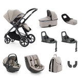 BabyStyle Oyster 4 Luxury Baby & Toddler 360 Car Seat Bundle - Stone
