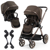BabyStyle Oyster 4 Tandem Stroller - Chocolate Velvet