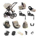 BabyStyle Oyster 4 Ultimate Baby & Toddler 360 Car Seat Bundle - Buttermilk