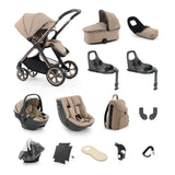 BabyStyle Oyster 4 Essential Baby & Toddler 360 Car Seat Bundle - Fawn