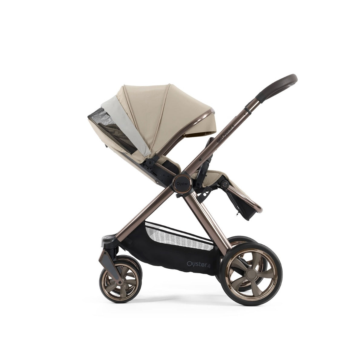 BabyStyle Oyster 4 Luxury 360 Car Seat & Nursery Essentials Bundle - Buttermilk