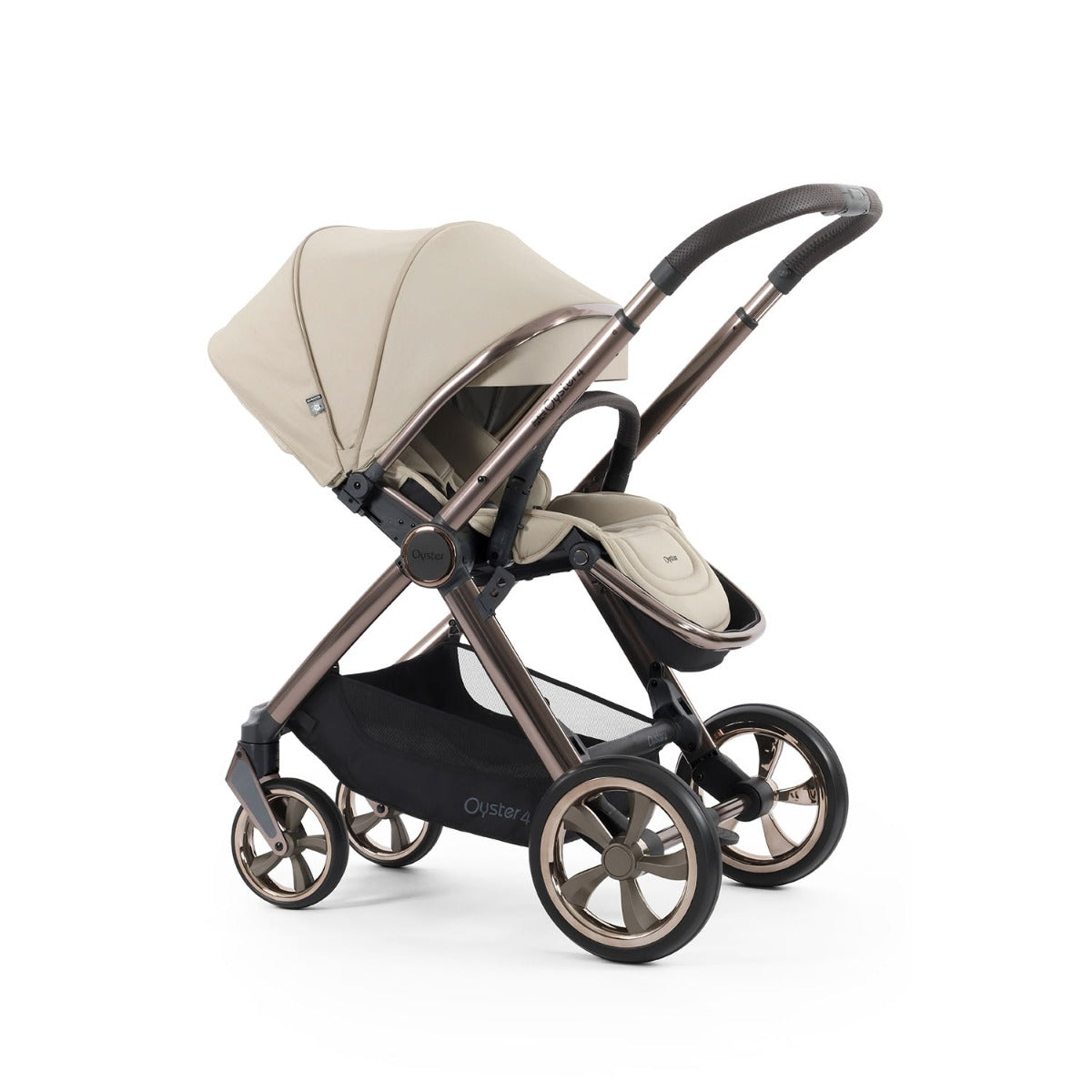 BabyStyle Oyster 4 Luxury 360 Car Seat & Nursery Essentials Bundle - Buttermilk