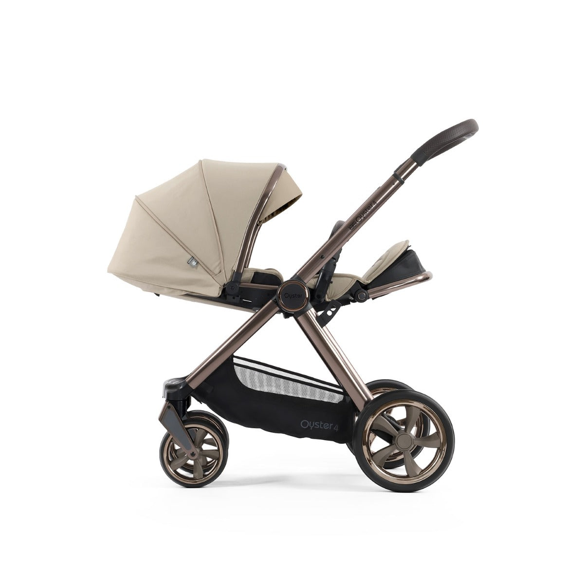BabyStyle Oyster 4 Luxury 360 Car Seat & Nursery Essentials Bundle - Buttermilk