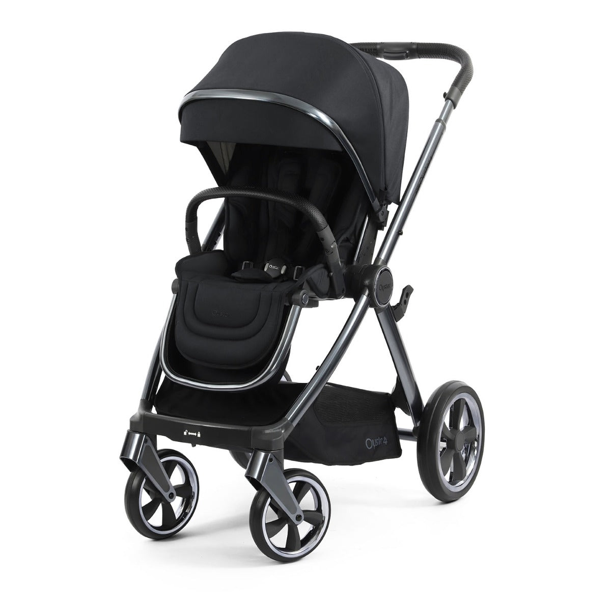 BabyStyle Oyster 4 Luxury 360 Car Seat & Nursery Essentials Bundle - Carbonite