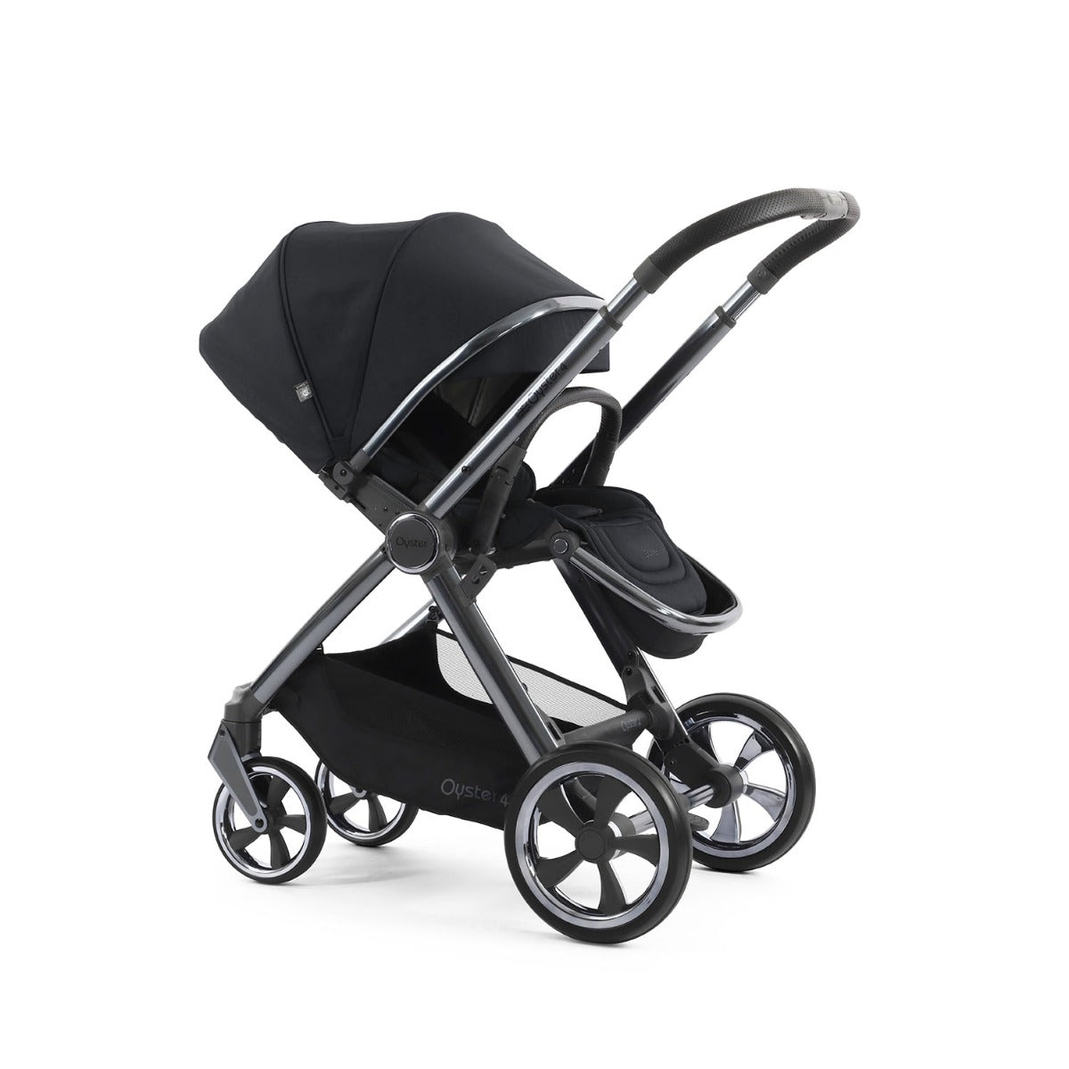 BabyStyle Oyster 4 Luxury 360 Car Seat & Nursery Essentials Bundle - Carbonite