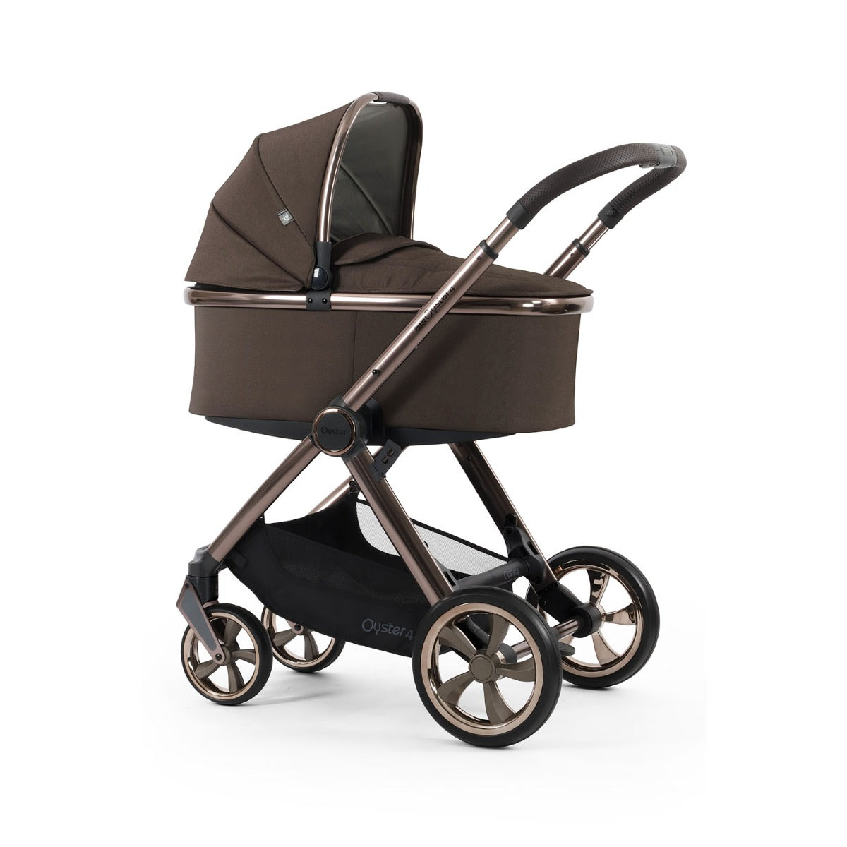 BabyStyle Oyster 4 Luxury 360 Car Seat & Nursery Essentials Bundle - Chocolate Velvet