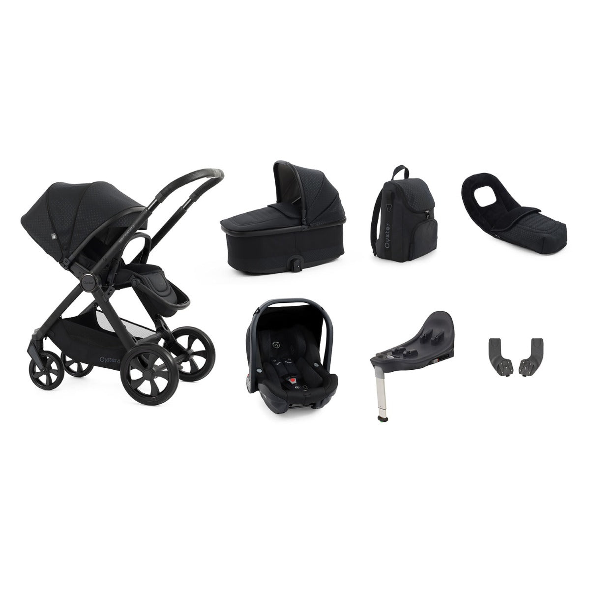 BabyStyle Oyster 4 Luxury 7 Piece Capsule Bundle - Raven