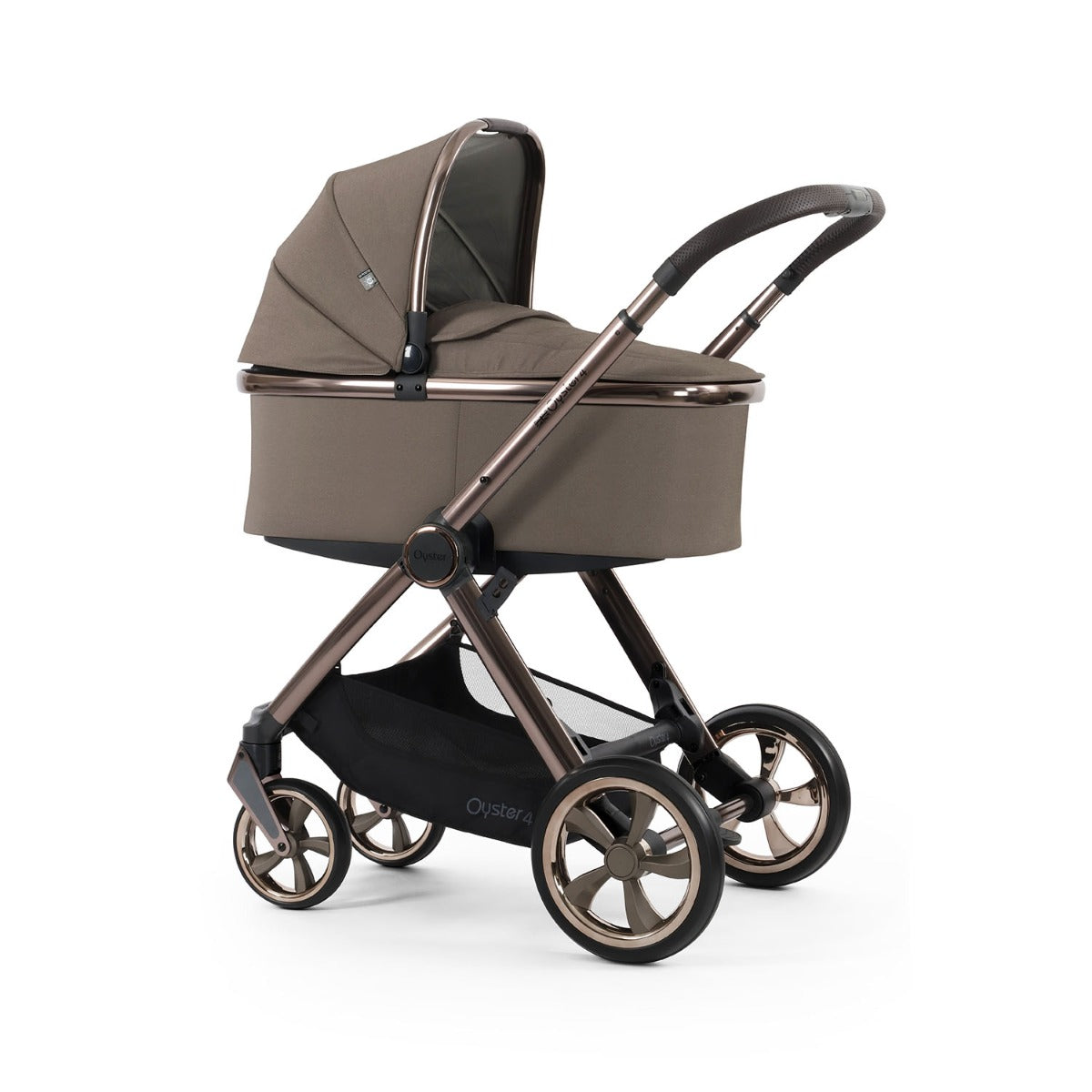 BabyStyle Oyster 4 Luxury 360 Car Seat & Nursery Essentials Bundle - Mink