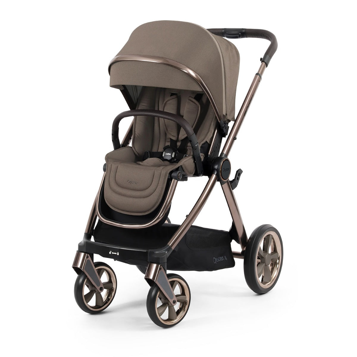 BabyStyle Oyster 4 Luxury 360 Car Seat & Nursery Essentials Bundle - Mink