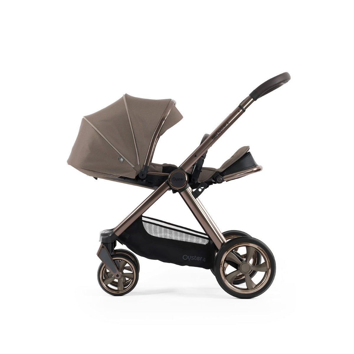 BabyStyle Oyster 4 Luxury 360 Car Seat & Nursery Essentials Bundle - Mink