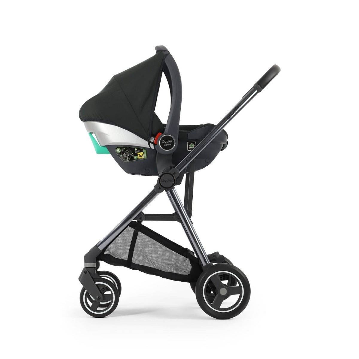 BabyStyle Oyster Gravity+ 5 Piece Cybex Cloud T Bundle - Black Olive