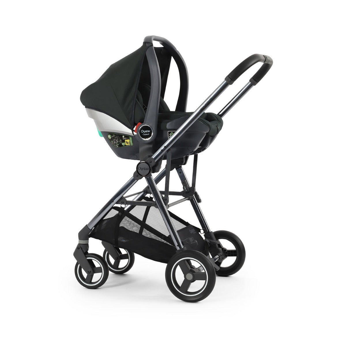 BabyStyle Oyster Gravity+ 5 Piece Maxi-Cosi Pebble 360 Pro2 Bundle - Black Olive