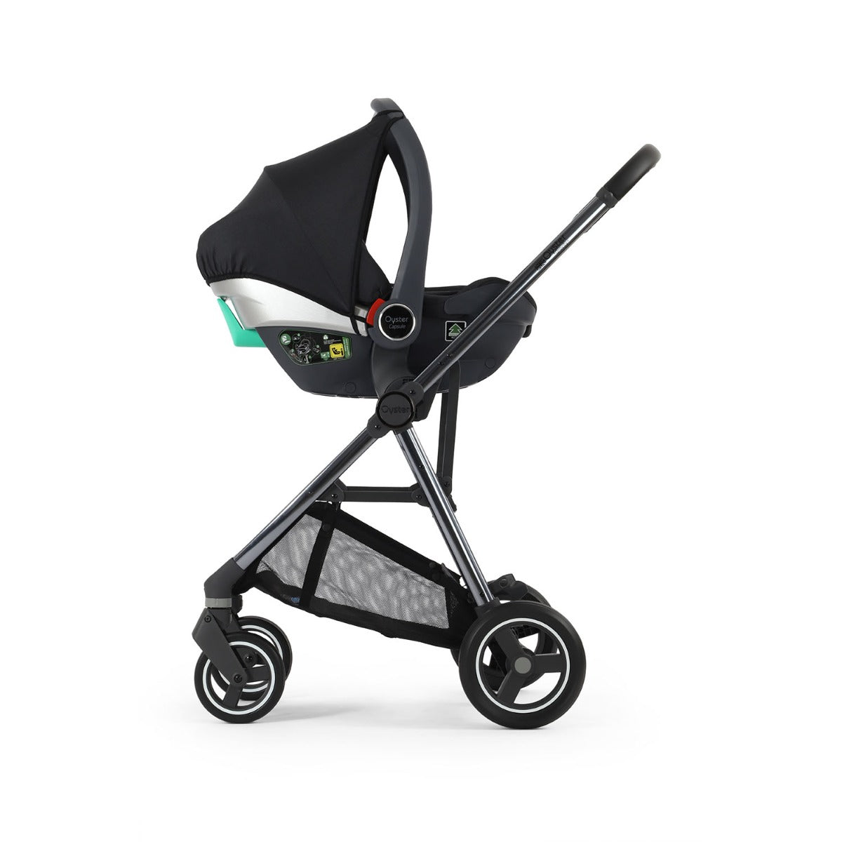 BabyStyle Oyster Gravity+ 5 Piece Maxi-Cosi Pebble 360 Pro2 Bundle - Carbonite