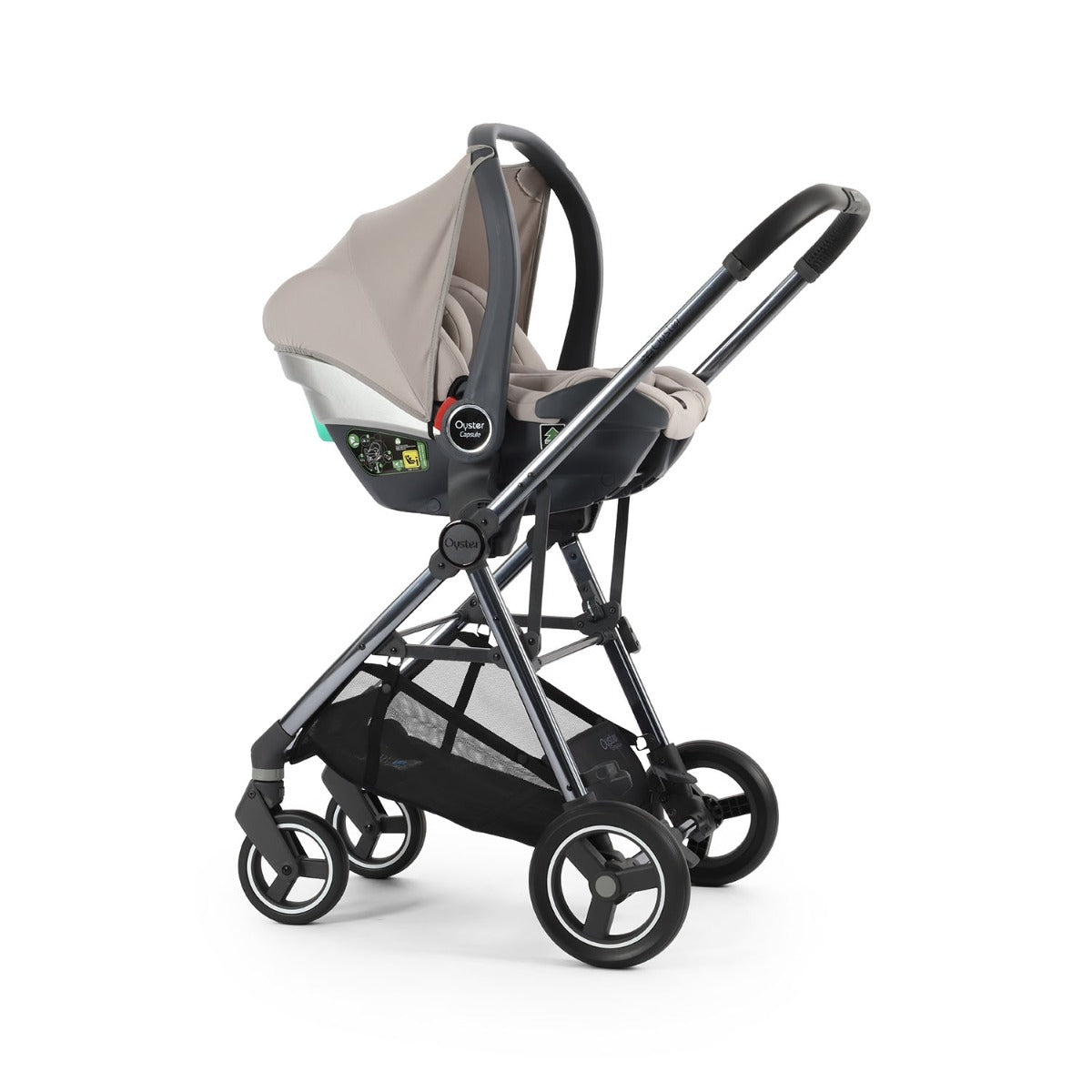 BabyStyle Oyster Gravity+ 9 Piece Maxi-Cosi Pebble 360 Pro2 Bundle - Stone