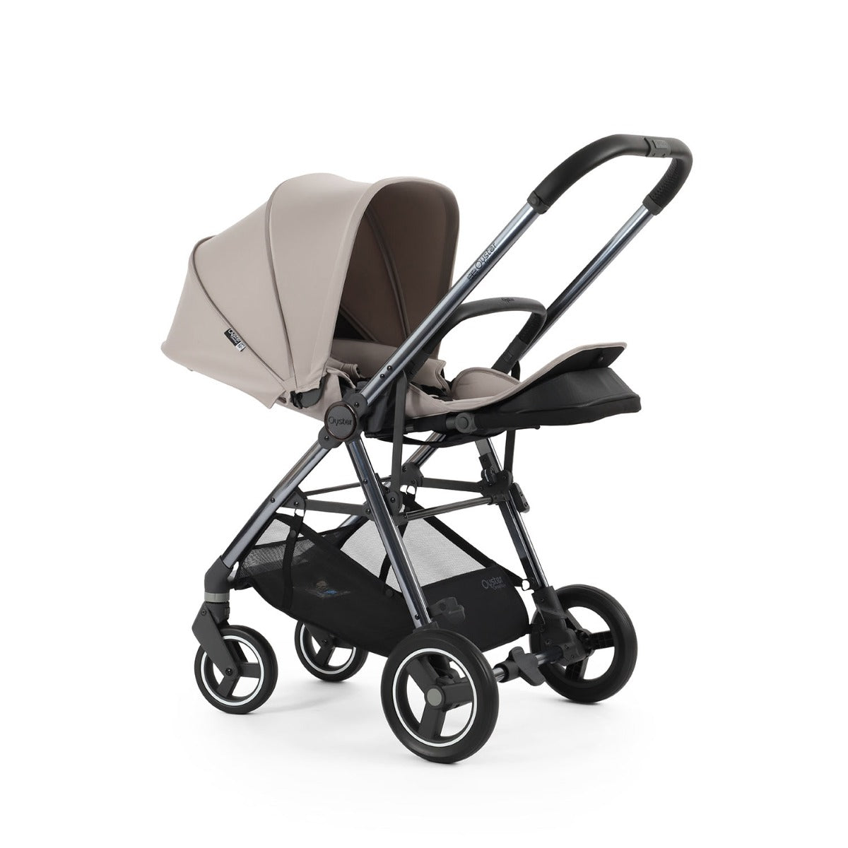 BabyStyle Oyster Gravity+ 5 Piece Maxi-Cosi Pebble 360 Pro2 Bundle - Stone