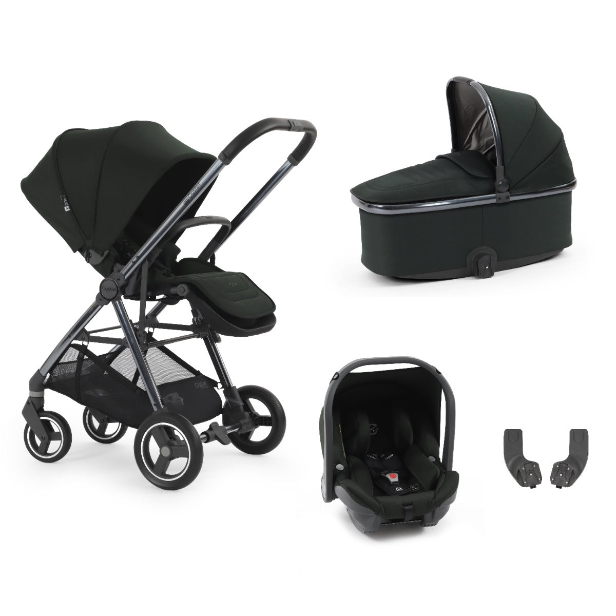 BabyStyle Oyster Gravity+ 4 Piece Capsule Bundle - Black Olive