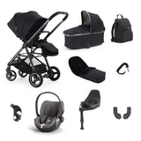 BabyStyle Oyster Gravity+ 9 Piece Cybex Cloud T Bundle - Carbonite