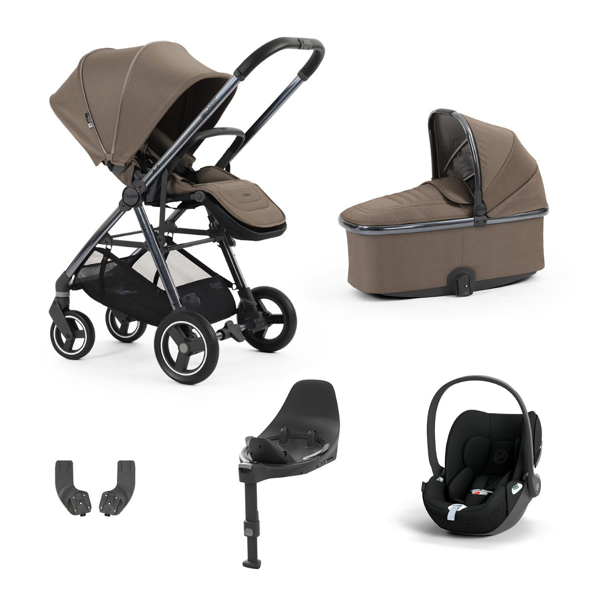 BabyStyle Oyster Gravity+ 5 Piece Cybex Cloud T Bundle - Mink