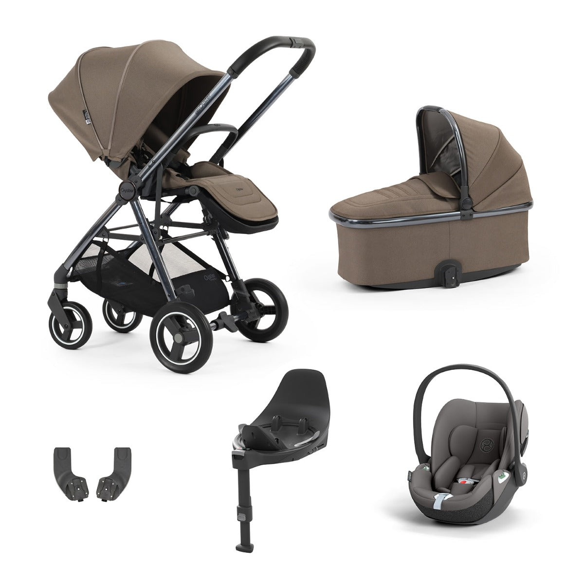 BabyStyle Oyster Gravity+ 5 Piece Cybex Cloud T Bundle - Mink
