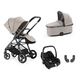 BabyStyle Oyster Gravity+ 4 Piece Maxi-Cosi Cabriofix iSize Bundle - Stone
