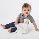 PaciPal Teether Comforter Blanket - Patch the Puppy