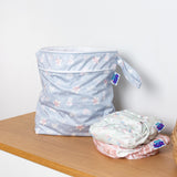 Peppa Pig Grab & Go Nappy Wet Bag - Blue Mix Peppa & Friends