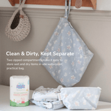 Peppa Pig Grab & Go Nappy Wet Bag - Moons & Stars