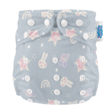 Peppa Pig One Size All-In-One Reusable Cloth Nappy - Blue Mix Peppa & Friends