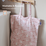 Peppa Pig XL Wet Bag Reusable Cloth Nappy Pail - Moons & Stars