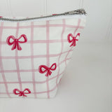 Nappy Wallet - Pink Bows