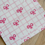 Travel Changing Mat - Pink Bows