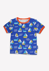 Toby Tiger Organic St Ives Print Short Pyjamas