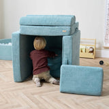Tutti Bambini Playrama Montessori Kids Play Sofa - Ocean Stone