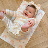 Travel Changing Mat - Pink Rainbow