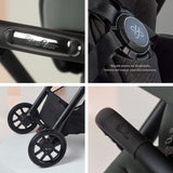 Silver Cross Reef 2 with First Bed Folding Carrycot and Accessory Bundle - Pewter